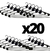 Perchas Plasticas X20 Negras Reforzadas Calidad Premium Life