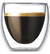 10 Tazas Jarro Vaso 250ml Doble Pared Vidrio Borosilicato - comprar online