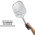 Raqueta Mata Mosquitos Moscas Con Base Usb Luz Led Lampara C - comprar online