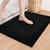 Imagen de Alfombra De Baño Negra Antideslizante 50x70 Cm Secado Rápido