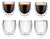 Tazas X6 Vasos Espreso 150ml Doble Vidrio Pared Cafe Agua