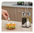 Set Condimentero Exhibidor Aceite Vinagre Sal Pimienta 4 Pcs - tienda online