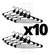 Perchas Plasticas X1 Negras Reforzadas Calidad Premium Life en internet