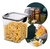 Imagen de Frasco Acrílico Hermético Contenedor Alimentos 700ml