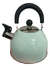 Pava Silbadora Blanca Esmaltada Pastel 2lts Mate Infusiones
