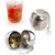 Crystal Rock Infusor De Te En Hebras Con Cadena Bola Acero Inoxidable Color Gris - comprar online