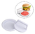 Prensa Molde Para Hamburguesas Caseras Hamburguesero Manual Color Blanco - comprar online
