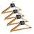 Percha De Madera Lustrada Calidad Superior Premium