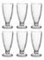 Vaso Largo Milkshake Licuados Tragos Vidrio 340ml X6 Un