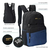 Mochila Urbana Deportiva Wanderlust Azul Porta Notebook Diseño De La Tela Liso