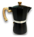 Imagen de Cafetera Aluminio Blanco Negro Gris Estilo Italiana 9 Tazas