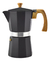 Cafetera Aluminio Blanco Negro Gris Estilo Italiana 12 Tazas