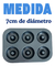 Molde X6 Mini Donas Repostería Antiadherente Horno Flanera en internet