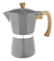 Imagen de Cafetera Aluminio Blanco Negro Gris Estilo Italiana 12 Tazas