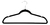 Perchas Terciopelo Pack De 10 Negras Elegante Armario - Life H&D