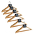 Percha De Madera Lustrada Calidad Superior Premium Pack X3 - comprar online
