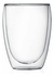 Vaso Doble Vidrio Taza Frio Calor De 350 Ml X Unidad Cafe