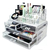 Imagen de Organizador Maquillaje Acrilico Cajones Porta Cosméticos Oms