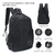 Imagen de Mochila Negra Portanotebook Urban Mode 18 PuLG Wanderlust