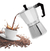 Cafetera Clásica Moka Manual Aluminio Italiana 6 Pocillos
