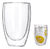 Vaso Doble Fondo Transparente Bebidas Frio Calor 450ml