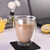 Imagen de Vaso Doble Vidrio Taza Frio Calor De 350 Ml X Unidad Cafe