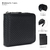 Billetera Con Cierre Plebable Simil Carbono Monedero Volante Color Negro - Life H&D