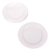 50 Platos Blancos Lisos 22 Cm Descartables Fiesta Cumpleaños - comprar online