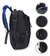 Imagen de Mochila Negra Reforzada Notebook Oficina Facultad Urbana