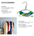 Pack X 10 Perchas Alambre Cromado Ropa Reforzadas Amplias - comprar online