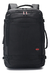Mochila Viaje Carry On Expandible Avion Cabina Equipaje Color Negro Con Rojo