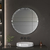 Espejo Circular Con 3 Tipos De Luces Led Baño X 80cm Moderno - comprar online