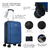 Imagen de Valija De Mano Viaje Cabina 10kg 20p 8 Ruedas 360° Rigida