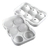 Cubetera Silicona Blanca 6 Hielos Redondos Bebidas Whisky - comprar online