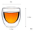Imagen de Vaso Taza Café Pocillo Doble Pared Fondo Vidrio Borosilicato
