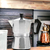 Cafetera Italiana 9 Pocillos Moka Café Express Premium Color Plateado en internet