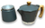 Cafetera Aluminio Blanco Negro Gris Estilo Italiana 12 Tazas - tienda online