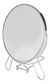 Espejo Doble Aumento Tocador Baño Escritorio 12cm Maquillaje