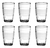 Juego De Vasos De Vidrio 200 Ml X 6 Unidades Jugos Gaseosas