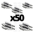 Perchas Plasticas X20 Negras Reforzadas Calidad Premium Life