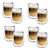 Vaso Vidrio Doble Café Capuccino 200ml Set X6 - Life H&D