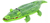 Cocodrilo Inflable Con Manija 142cm Pileta Verano Verde - comprar online
