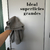 Paño Toalla 60x90cm Microfibra Gris Superabsorbente Laffitte