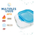 Recipiente Vidrio Hermetico Horno Frezzer Microondas 15x15cm - comprar online