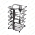 Cubiertero Porta Cubierto Utensillos Organizador Metal Negro - comprar online