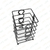 Imagen de Cubiertero Porta Cubierto Utensillos Organizador Metal Negro