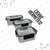 Taper Hermeticos Set X3 Tupper De Plastico Apilable Life H&d - Life H&D