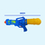 Pistola De Agua 43cm Verano Pileta Niños Regalo Navidad en internet