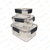 Taper Hermeticos Set X3 Tupper De Plastico Apilable Life H&d en internet