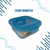 Recipiente Vidrio Hermetico Horno Frezzer Microondas 15x15cm